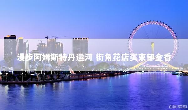漫步阿姆斯特丹运河 街角花店买束郁金香