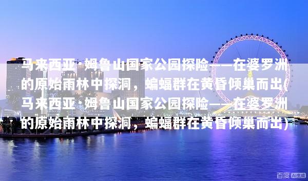 马来西亚·姆鲁山国家公园探险——在婆罗洲的原始雨林中探洞，蝙蝠群在黄昏倾巢而出(马来西亚·姆鲁山国家公园探险——在婆罗洲的原始雨林中探洞，蝙蝠群在黄昏倾巢而出)